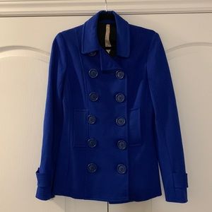NWOT Bailey 44 royal blue double breasted jacket